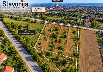 Đakovo - 4 građevinske parcele s frontom 16m [Đakovo], Đakovo, Croatia