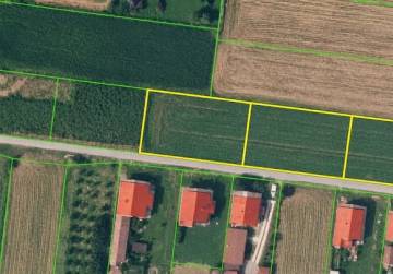 GRAĐEVINSKA ZEMLJIŠTA UKUPNO 3134 m² [SAMATOVCI], Osijek, Kroatien
