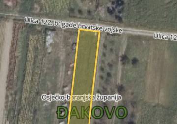Građevinsko zemljište odlične površine [Đakovo], Đakovo, Kroatien