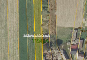 GRAĐEVINSKO ZEMLJIŠTE U TENJI (6100 m²), Osijek, Kroatien