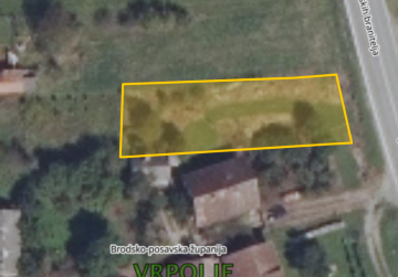 Građevinsko zemljište 562 m² uz glavnu cestu [Vrpolje], Vrpolje, Hrvatska