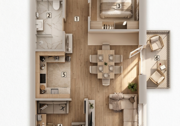 ELITNA NOVOGRADNJA U CENTRU ĐAKOVA - DILATACIJA B 3, Đakovo, Kroatien