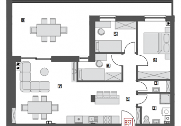 ELITNA NOVOGRADNJA U CENTRU ĐAKOVA - DILATACIJA B PH1, Đakovo, Croatia