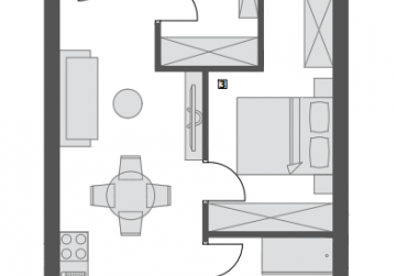 ELITNA NOVOGRADNJA U CENTRU ĐAKOVA - DILATACIJA B  51 trosoban, Đakovo, Хорватия
